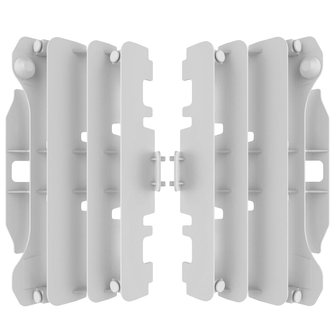 Преден предпазител за радиатор POLISPORT YAMAHA YZ250F,YZ450F (07-09) WHITE