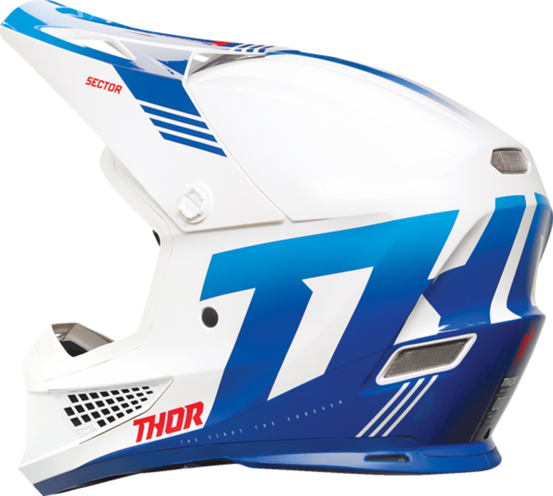 Мотокрос каска THOR SECTOR 2 CARVE WHITE/BLUE