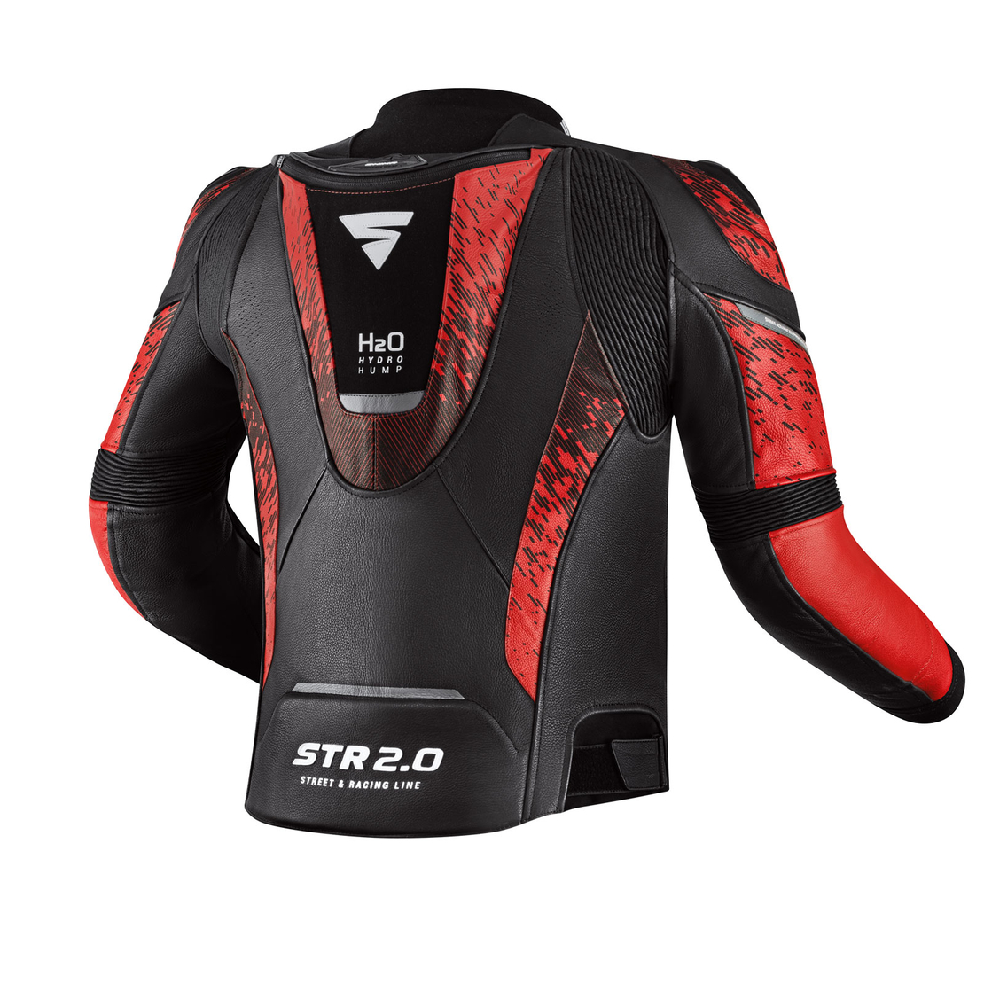Кожено мото яке SHIMA STR 2.0 RED