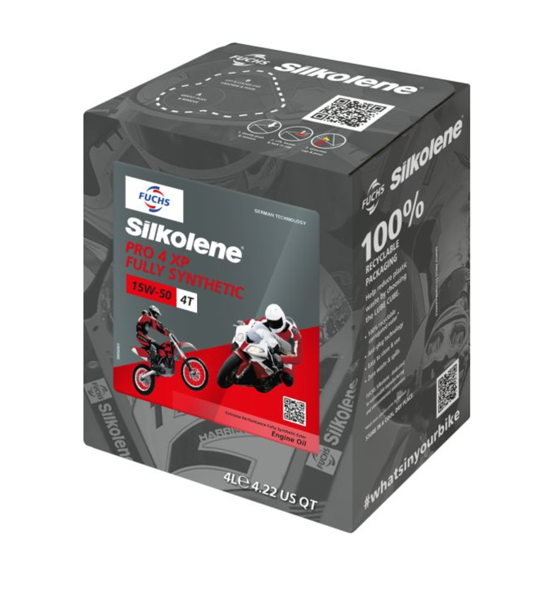 Масло FUCHS SILKOLENE PRO 4 15W50 - XP 4л
