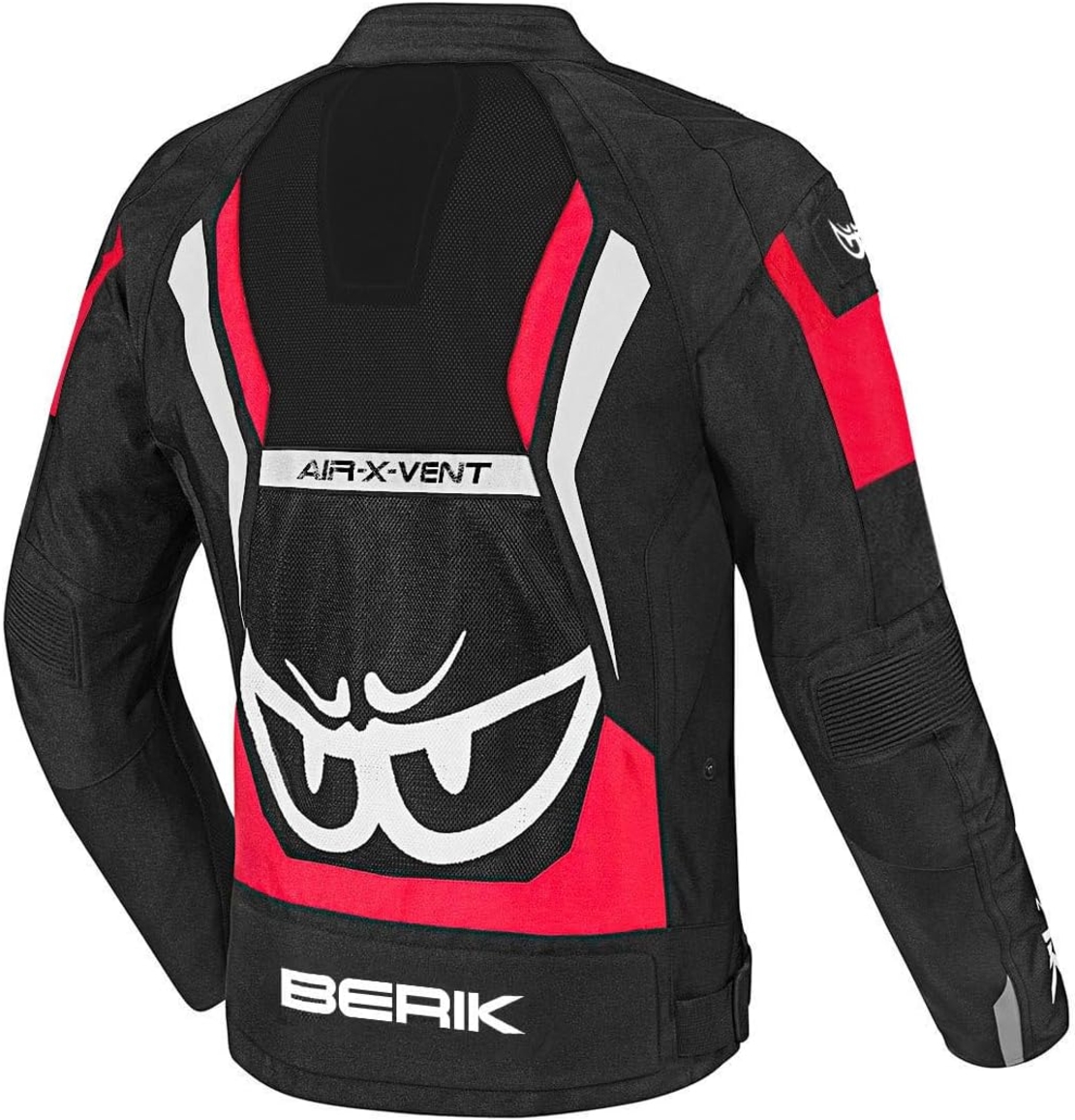 Лятно Текстилно яке Berik Imola Black/White/Red