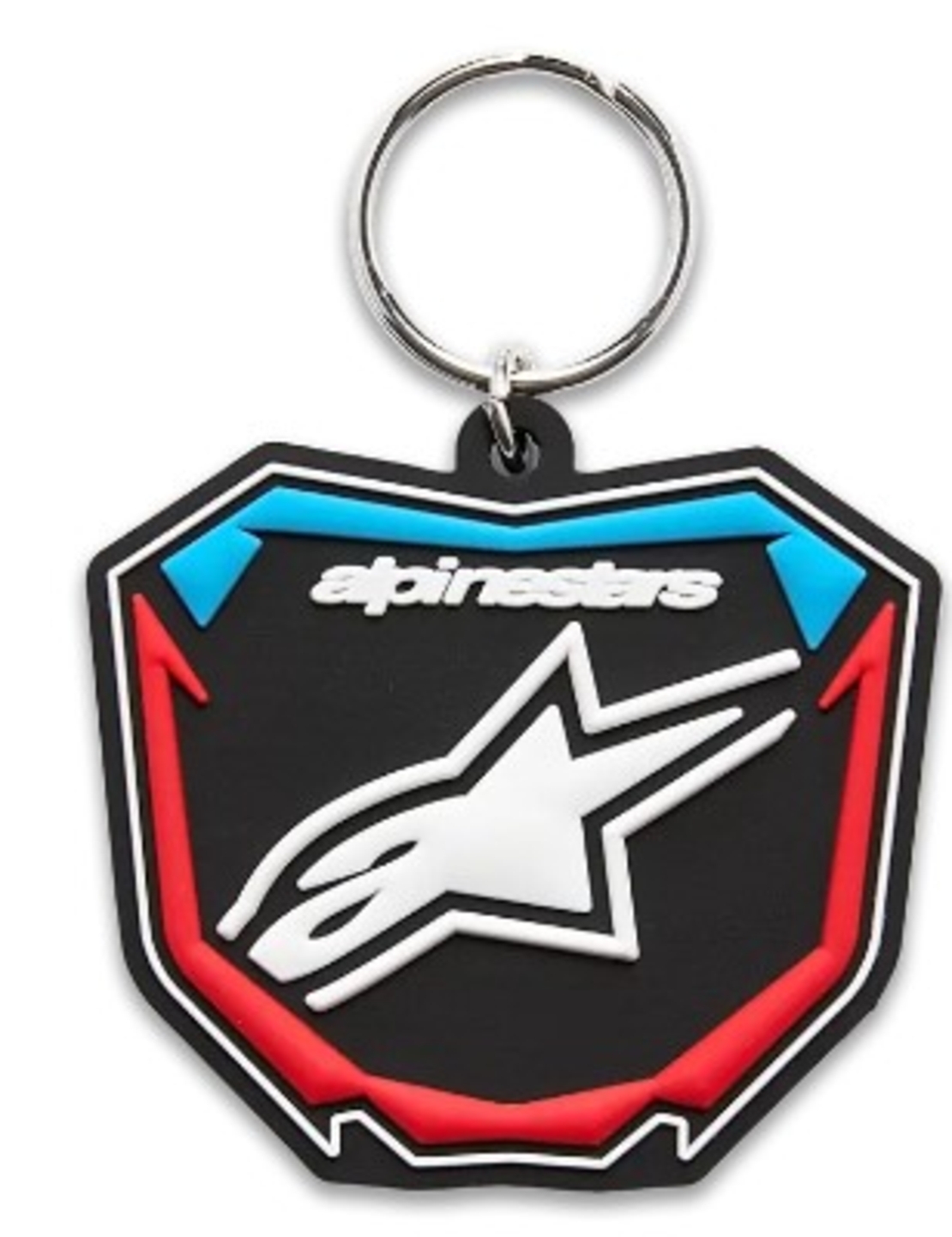 Ключодържател ALPINESTARS FOB PLATE BLACK/BLUE/RED