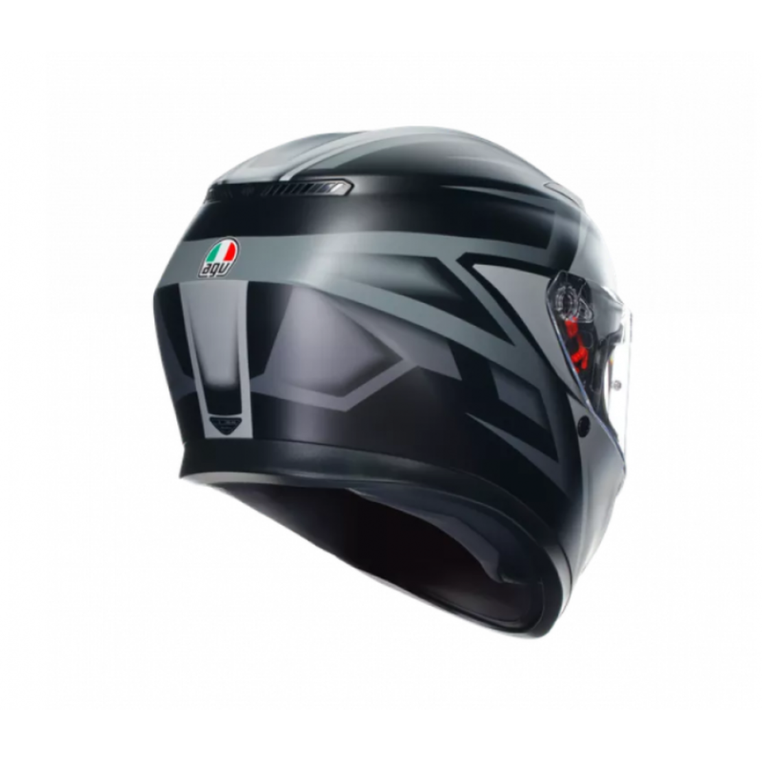 КАСКА  AGV K3 COMPOUND MATT BLACK/GREY