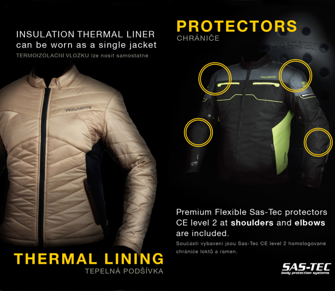 Дамско мото яке TRILOBITE 2092 All ride Tech-Air BLACK