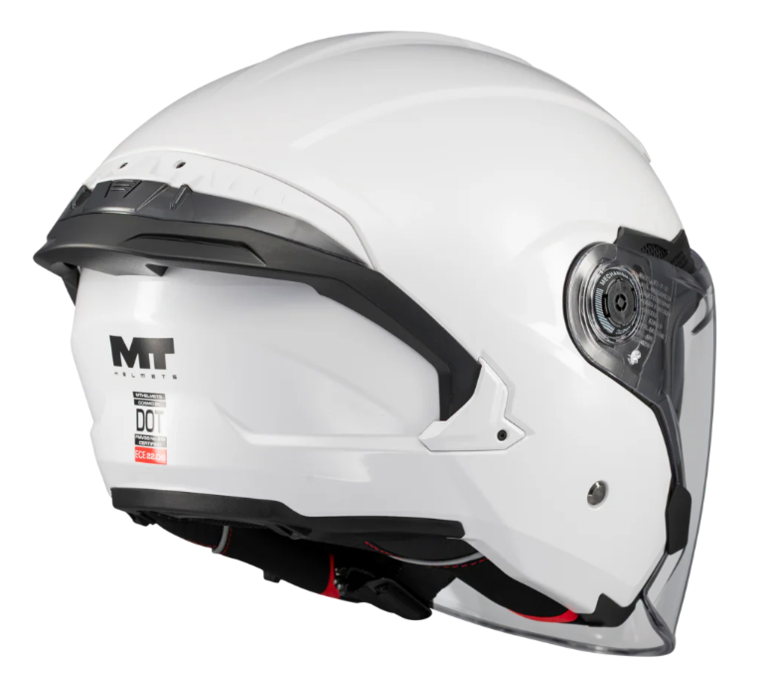 Скутер каска MT COSMO SV PURE A0 WHITE GLOSS