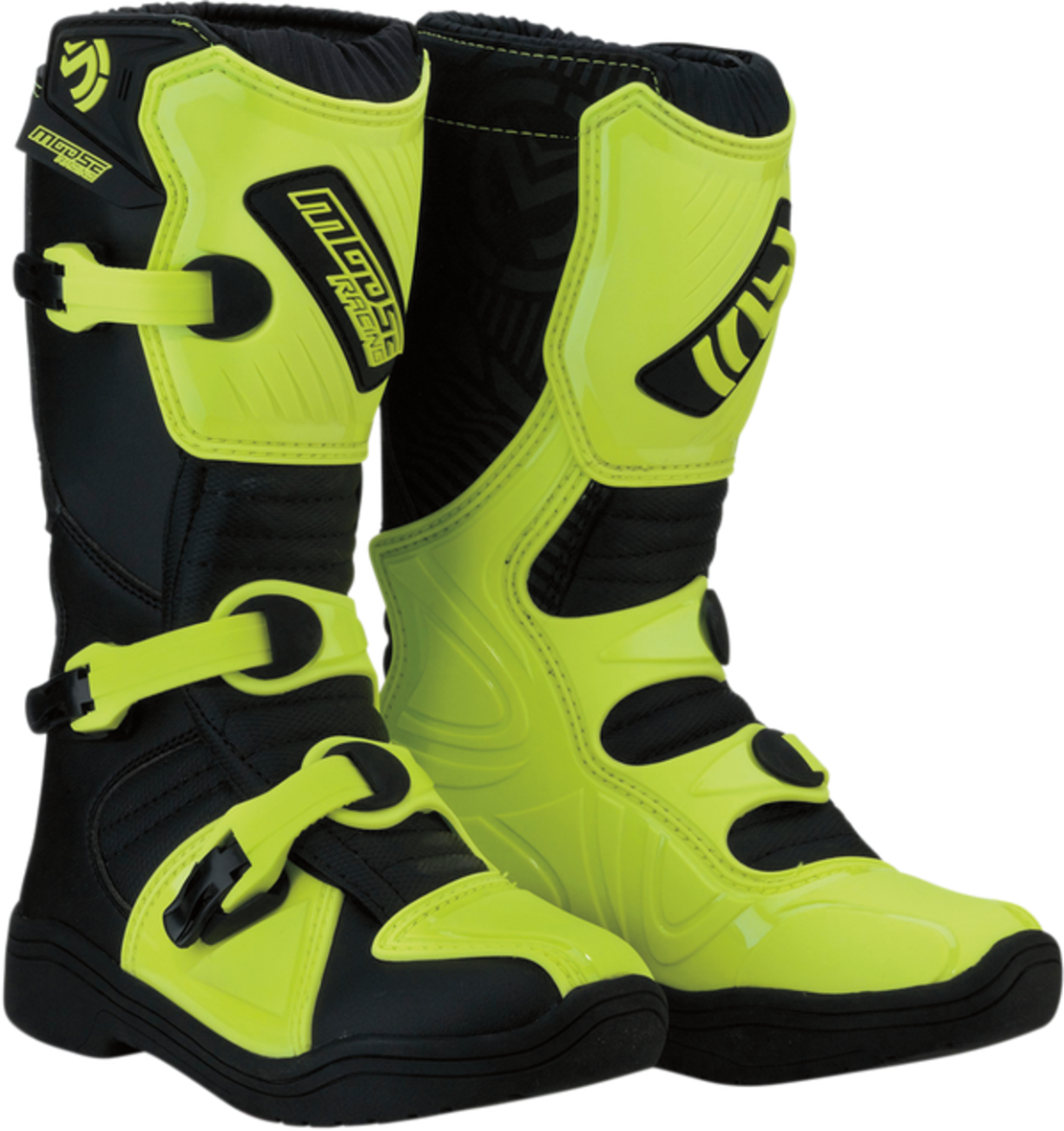 Детски мотокрос ботуши MOOSE RACING M1.3 YOUTH NEON YELLOW