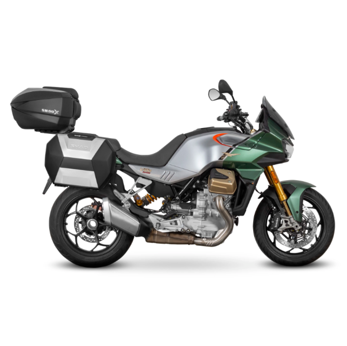 Монтажен комплект за куфари SHAD 3P SYSTEM MOTOGUZI V100 MANDELLO '23