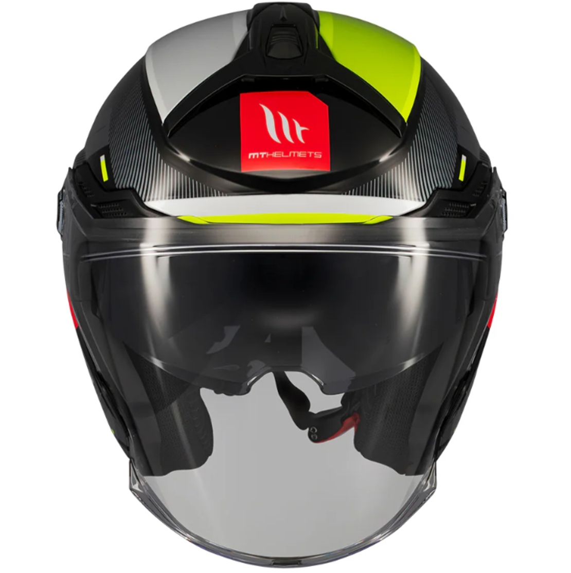 Скутер каска MT COSMO SV SILENCE B3 YELLOW GLOSS