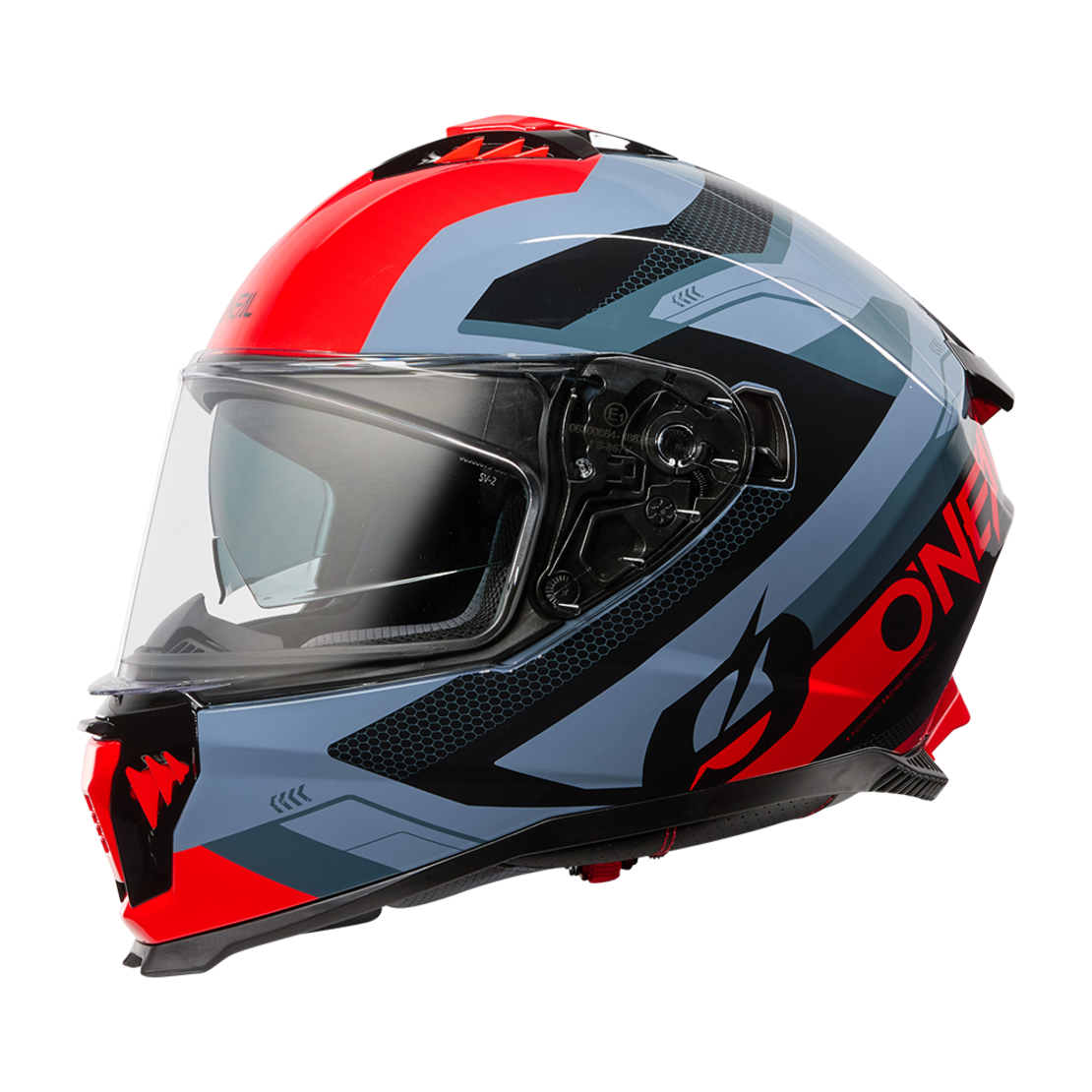Каска O'NEAL CHALLENGER EXO BLACK/GRAY/RED V.25