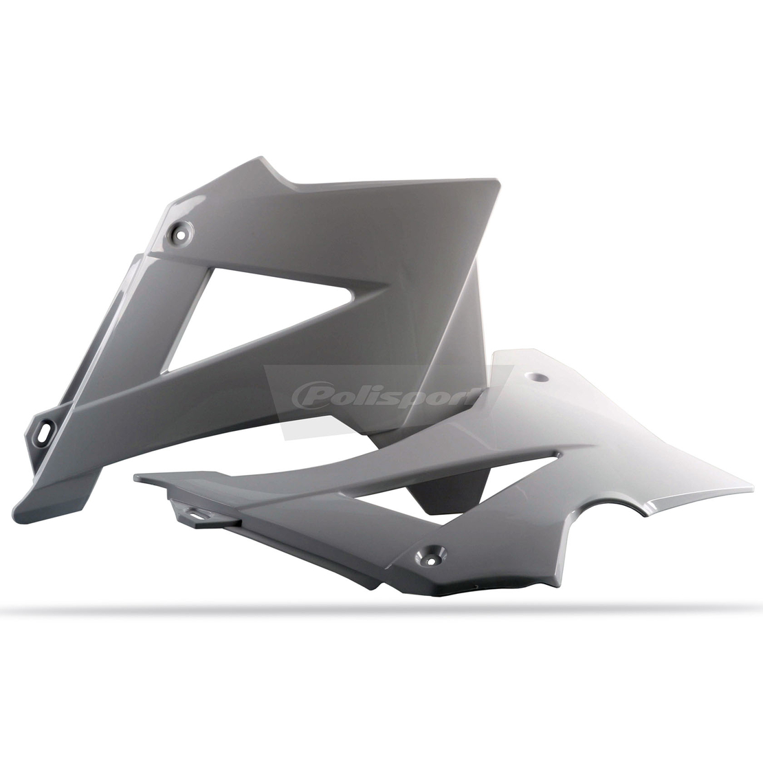 Пластмасов капак за радиатор Polisport Husqvarna TC125; FC250 / 350 / 450 - 2019-21 Nardo Grey