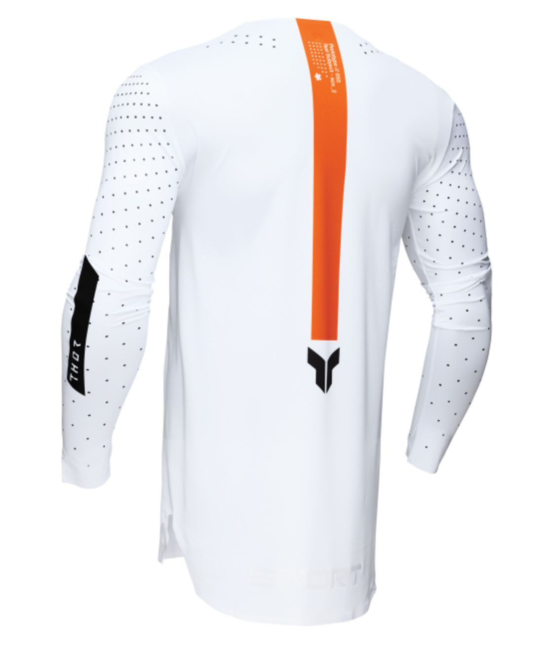 Мотокрос джърси THOR SPORTMODE ROUGE WHITE/ORANGE