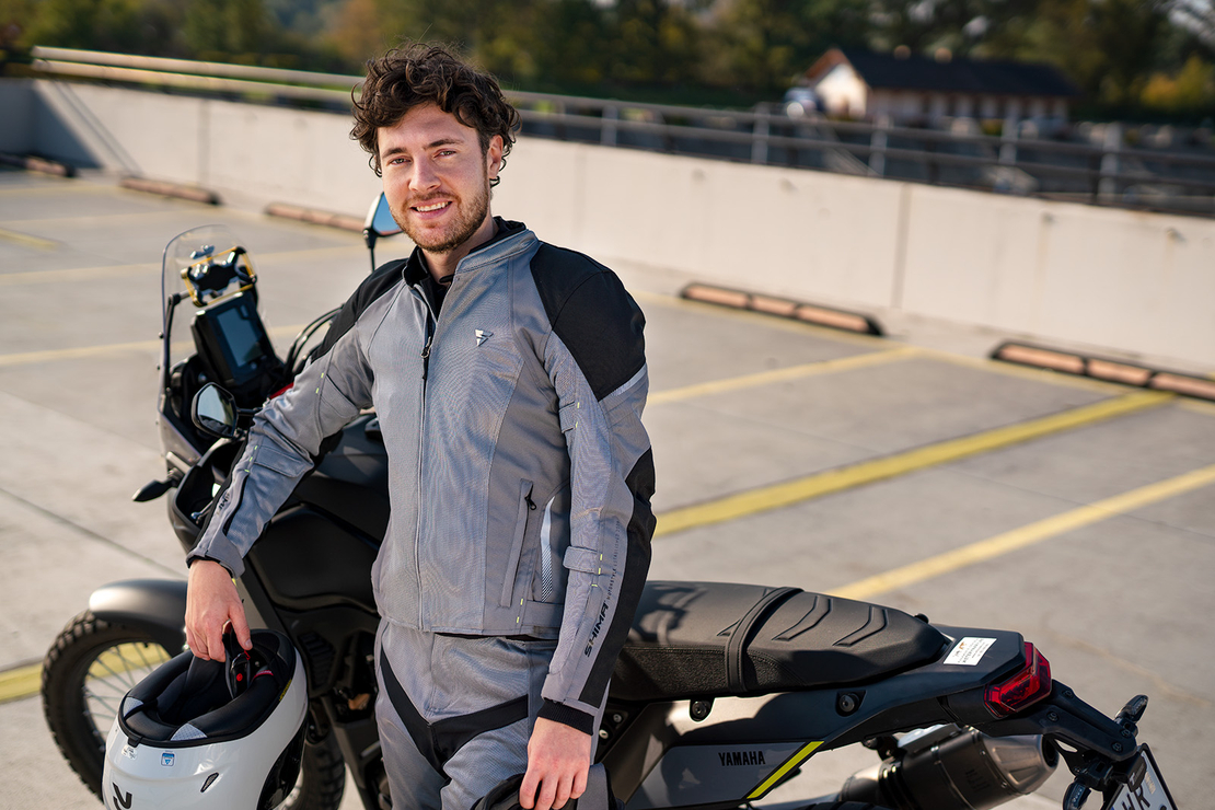 Лятно мото яке SHIMA JET GRAY