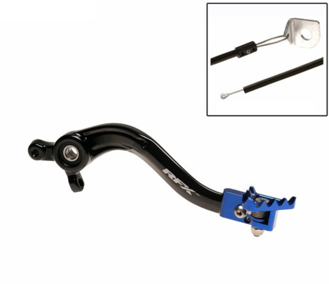 Заден лост за спирачка RFX Pro FT Rear Brake Lever (Black/Blue) Husqvarna FC 250/350/450 17-22 / TC 125 17-22