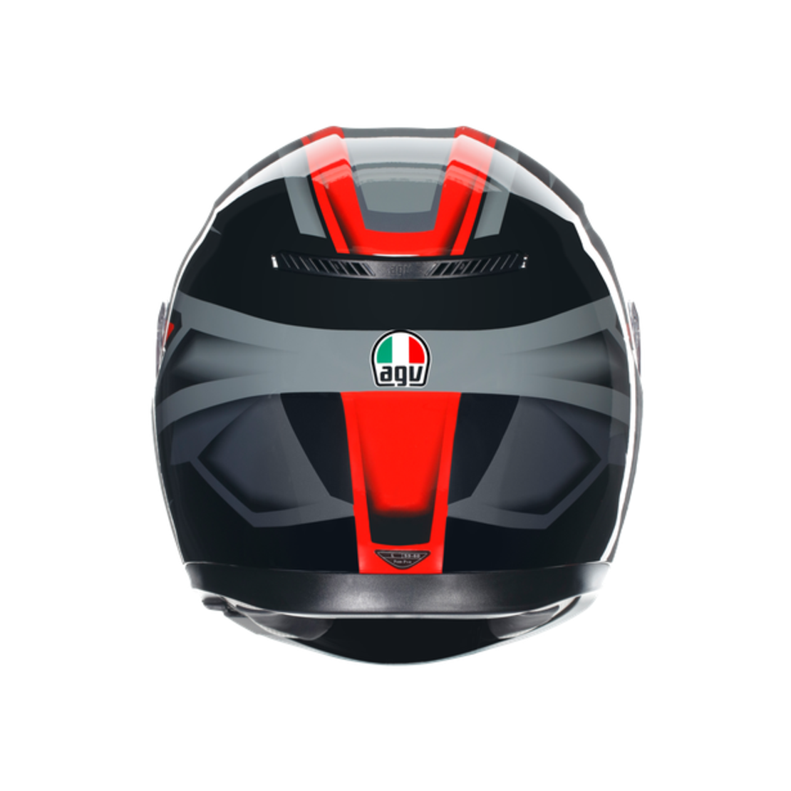 КАСКА  AGV K3 -COMPOUND BLACK/RED