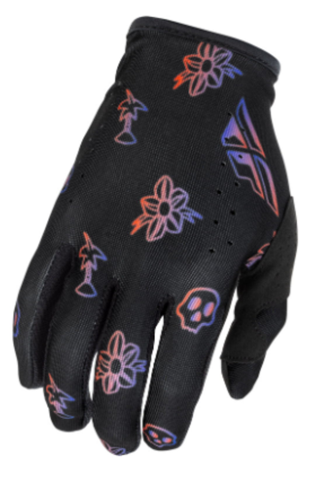 Детски мотокрос ръкавици FLY RACING Lite Outline Special Edition - Black/Red/Purple