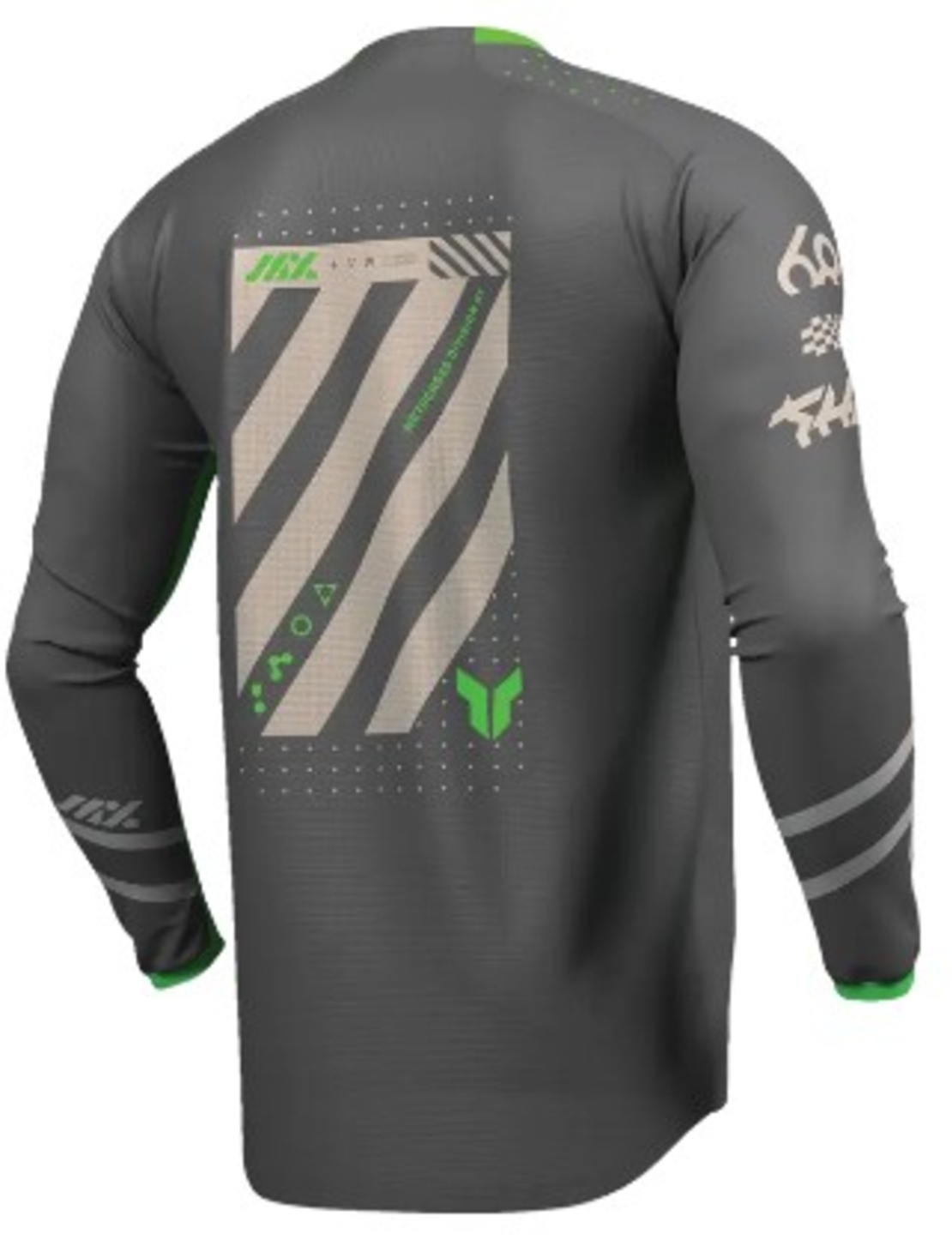 Мотокрос джърси THOR LAUNCHMODE FUTURA CHAR/GRN