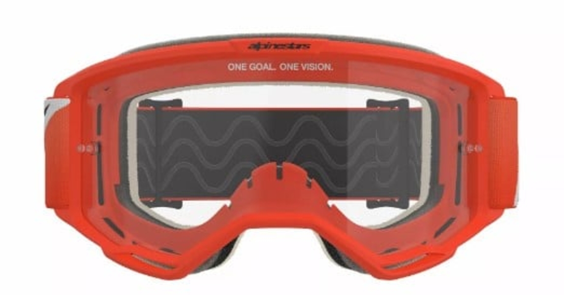 Мотокрос очила ALPINESTARS VISION 5 CORP ORANGE CLEAR