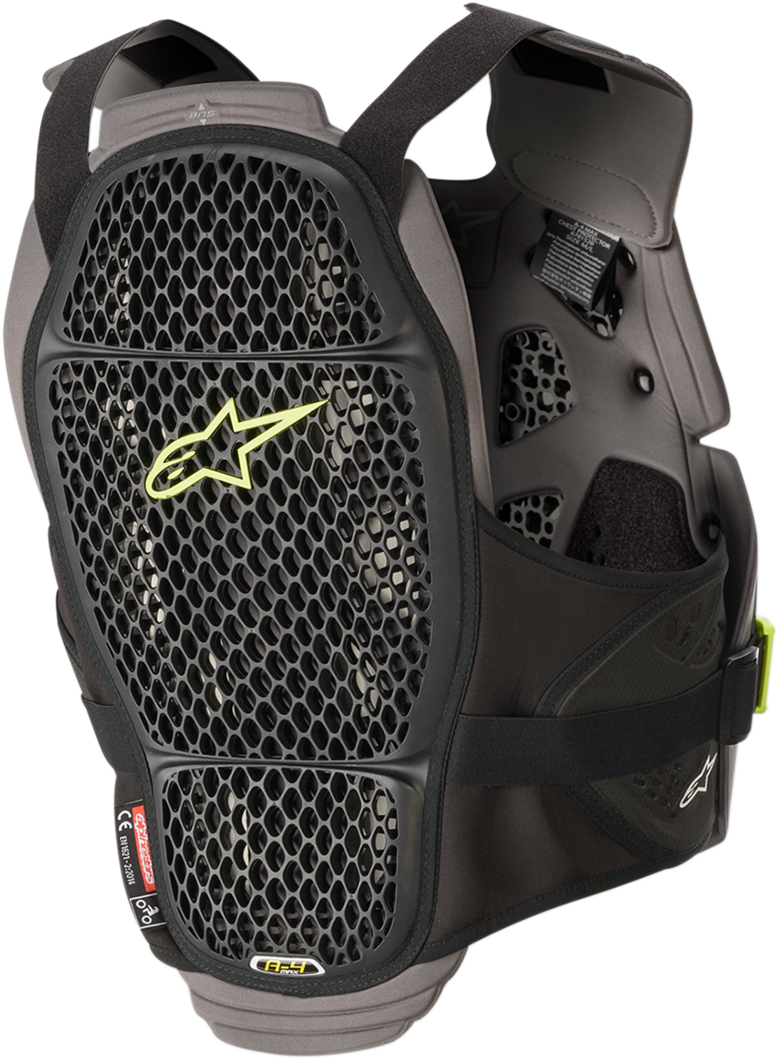Протекторна броня ALPINESTARS A-4 Max BLACK/YELLOW