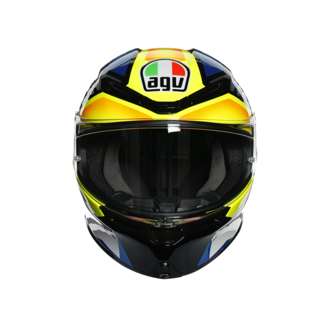 КАСКА AGV K-6 S JOAN BLACK/BLUE/YELLOW
