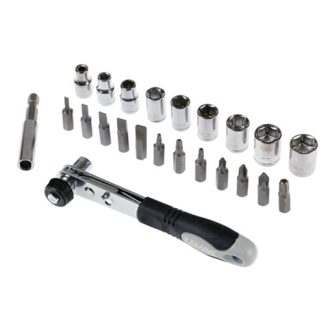 Тресчотка с накрайници LAMPA комплект 23 бр