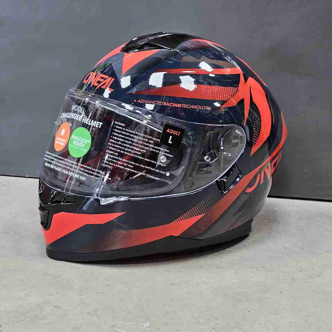 Каска O'NEAL CHALLENGER EXO V.22 RED/BLUE ДЕФЕКТ