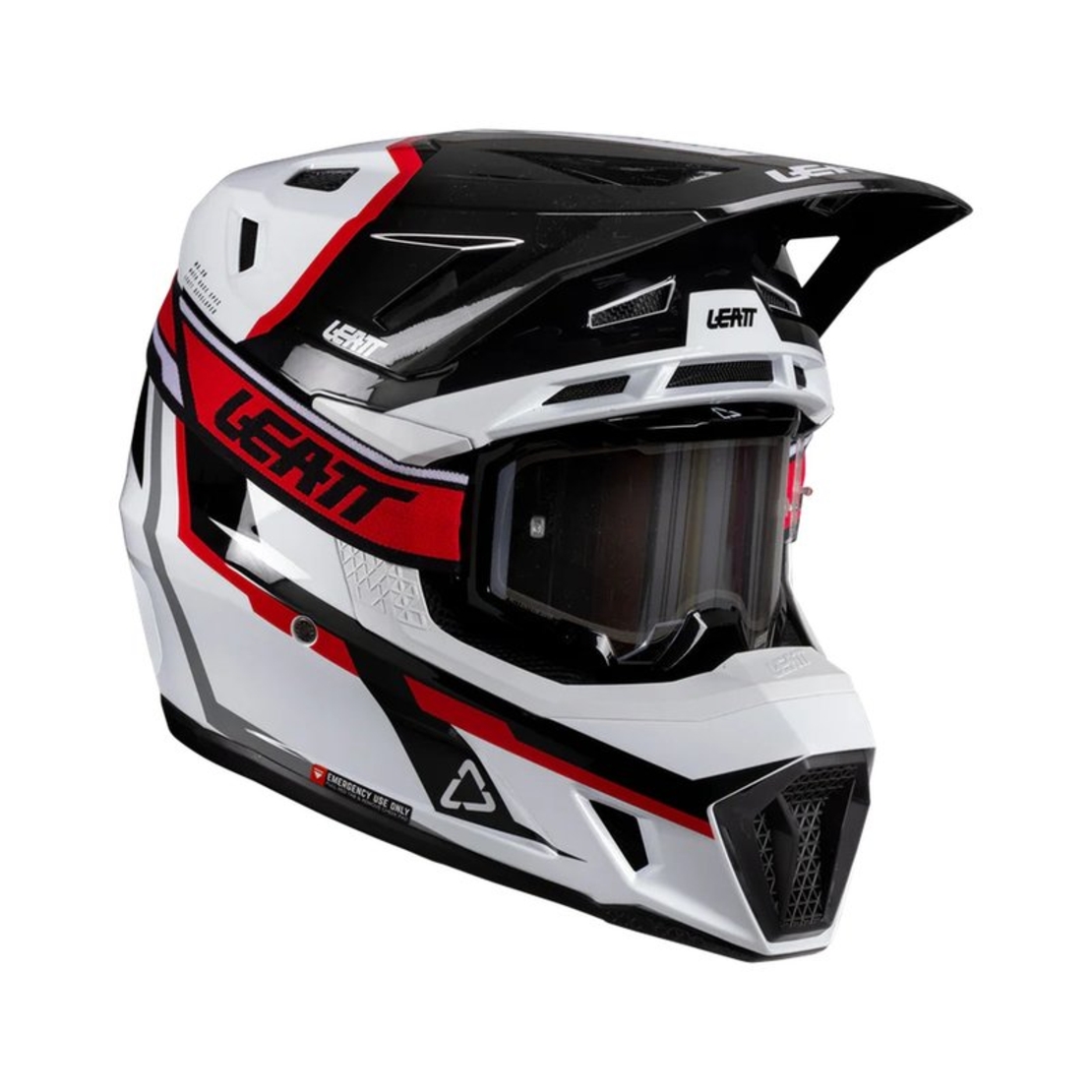 Мотокрос каска LEATT Kit Moto 7.5 White/Red V26
