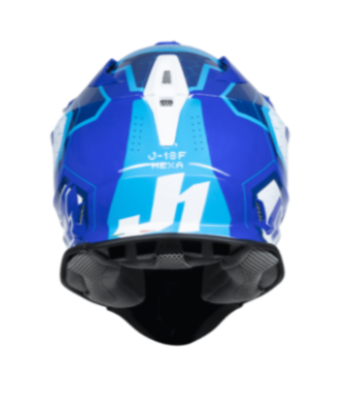 Mотокрос каска Just1 J-18 F Hexa White/Blue
