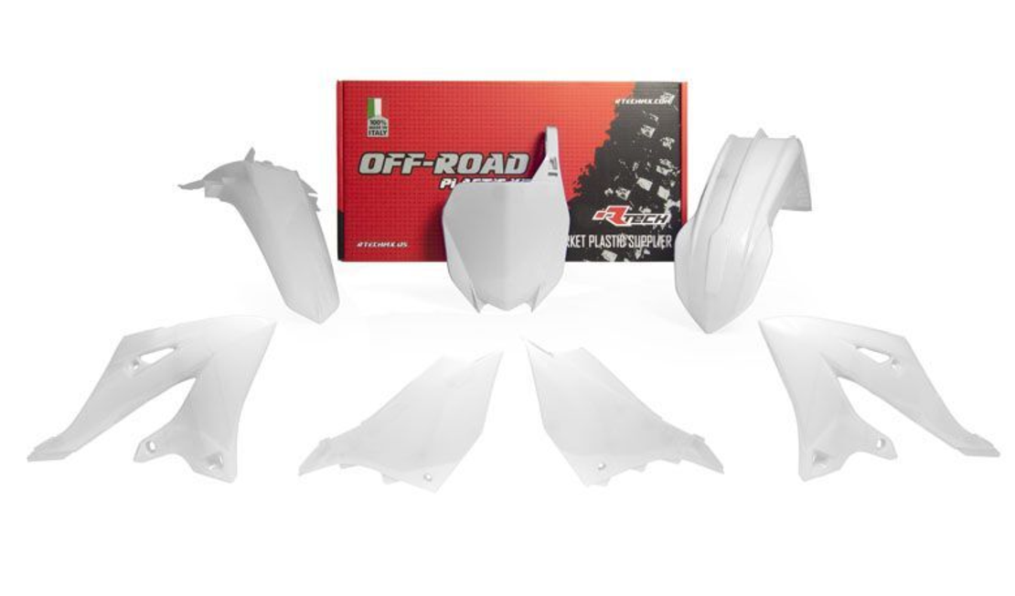 Комплект пластмаси RACETECH Plastic Kit - Yamaha YZ125/250 22-25 (White)