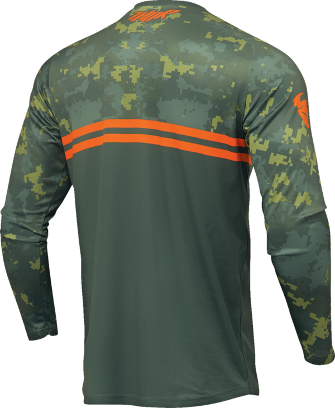 Мотокрос джърси THOR SECTOR DIGI GREEN/ORANGE