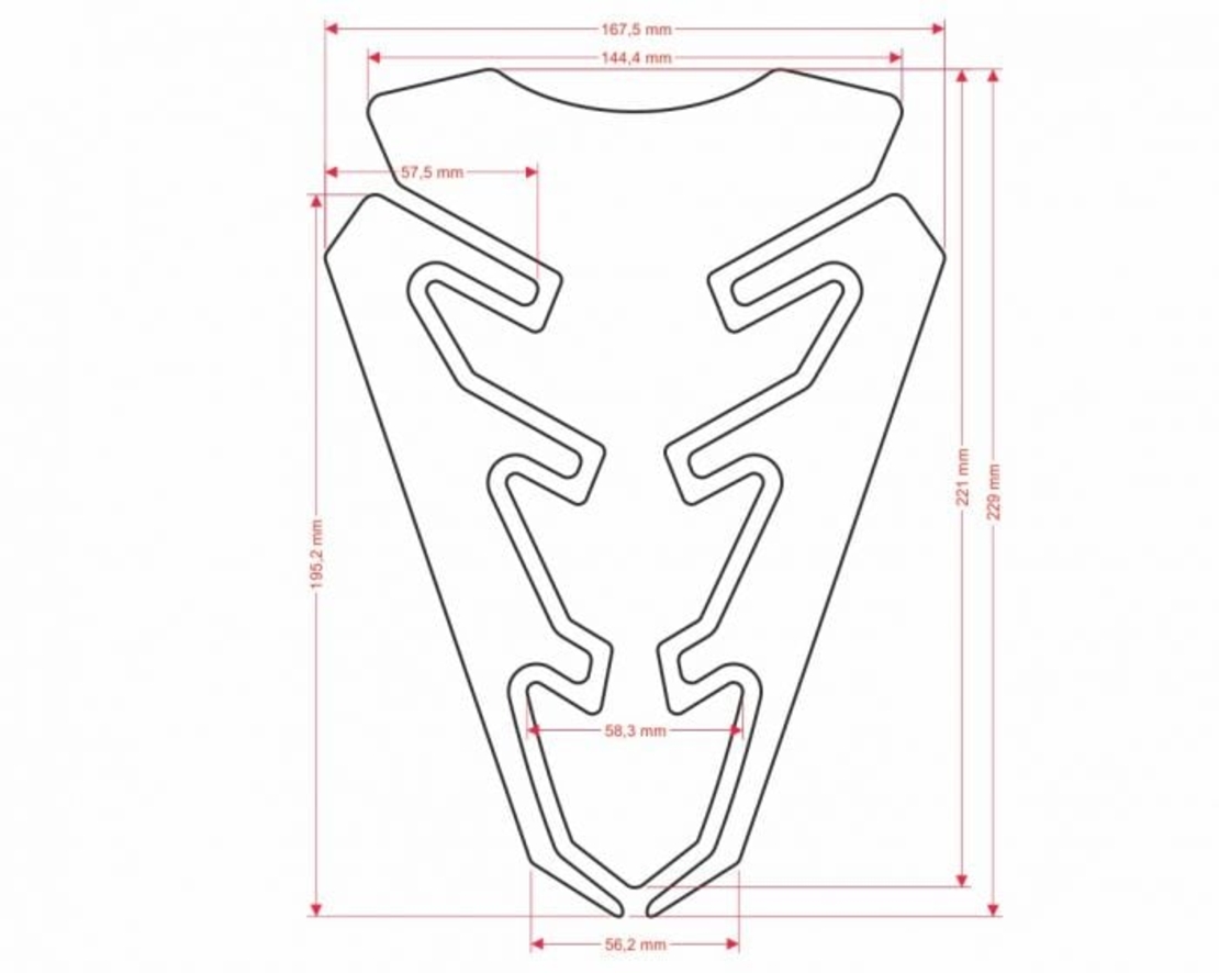 Протектор за резервоар ONEDESIGN CGEXBKP/PR3481
