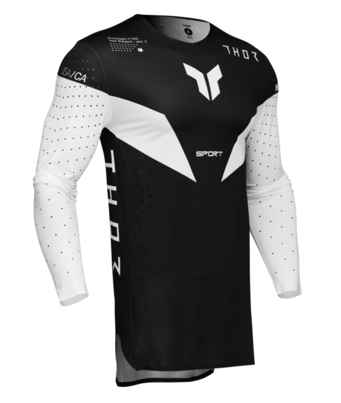 Мотокрос джърси THOR SPORTMODE STRIKE BLACK