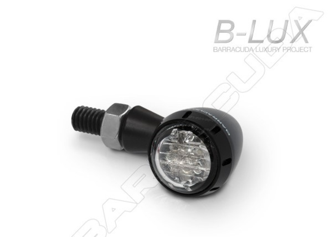 LED мото мигачи BARRACUDA S-LED B-LUX BLACK