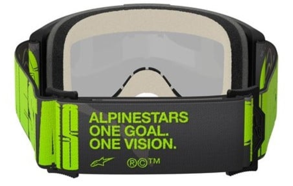 Мотокрос очила ALPINESTARS VISION 5 HOLLOW CHARCOAL YLLW FL Mirror SILVER