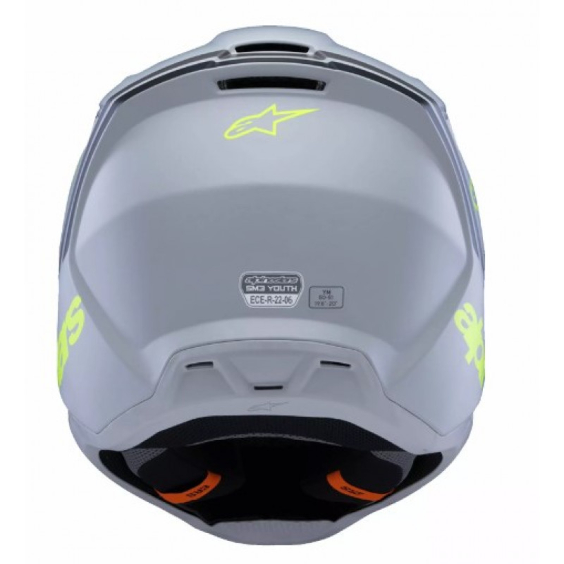 Детска каска ALPINESTARS SM3 RADIUM GY/BLK/YL