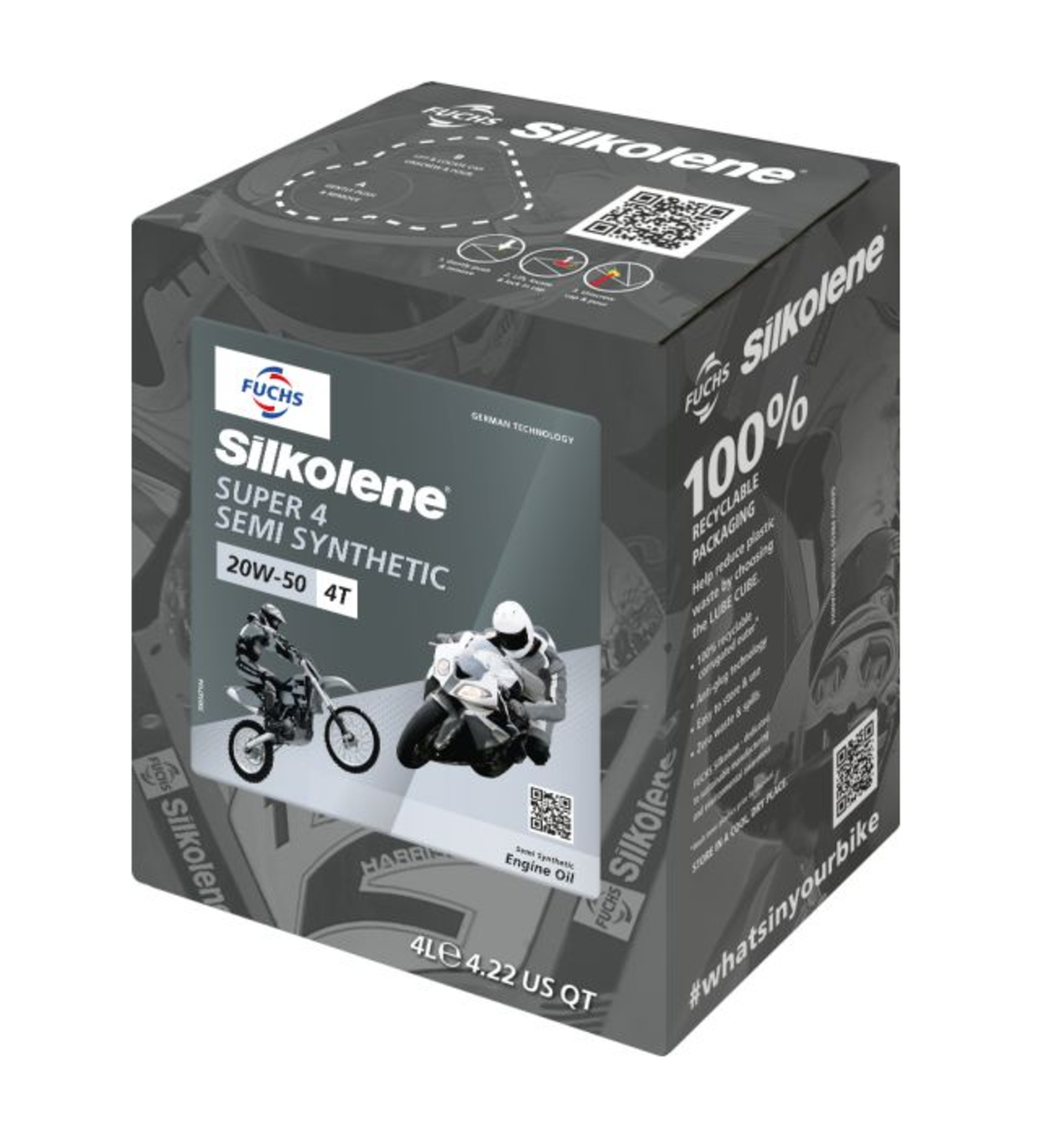 Масло FUCHS SILKOLENE SUPER 4 20W50 4L