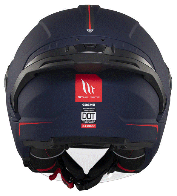 Скутер каска MT COSMO SV SOLID A7 MATT BLUE