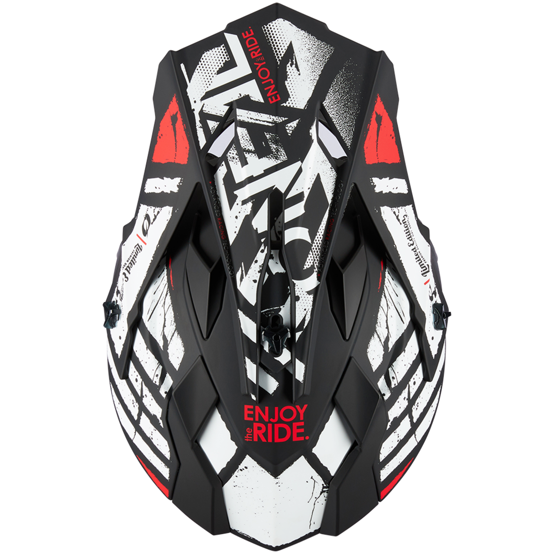 Мотокрос каска O'NEAL 2SERIES GLITCH V.23 BLACK/WHITE