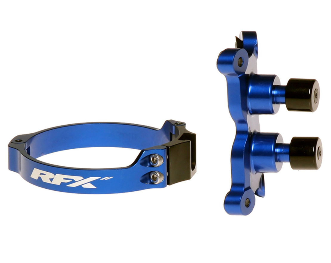 Holeshot система RFX Pro Series 2 L/Control Dual Button BLUE Honda/Kaw/Suzuki