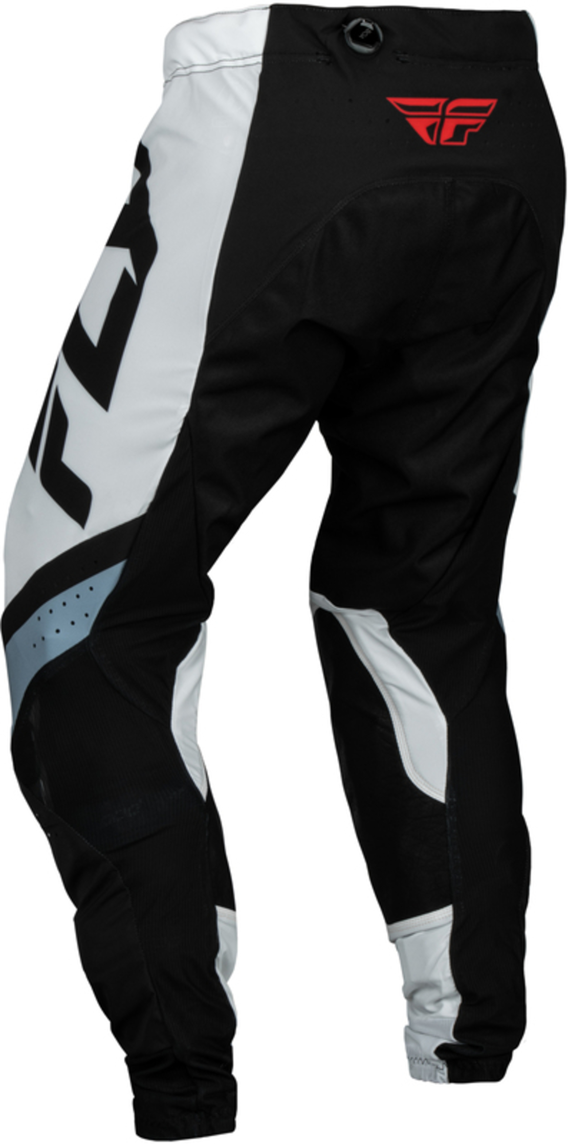 Мотокрос брич FLY RACING Lite- Black/White/Denim Grey