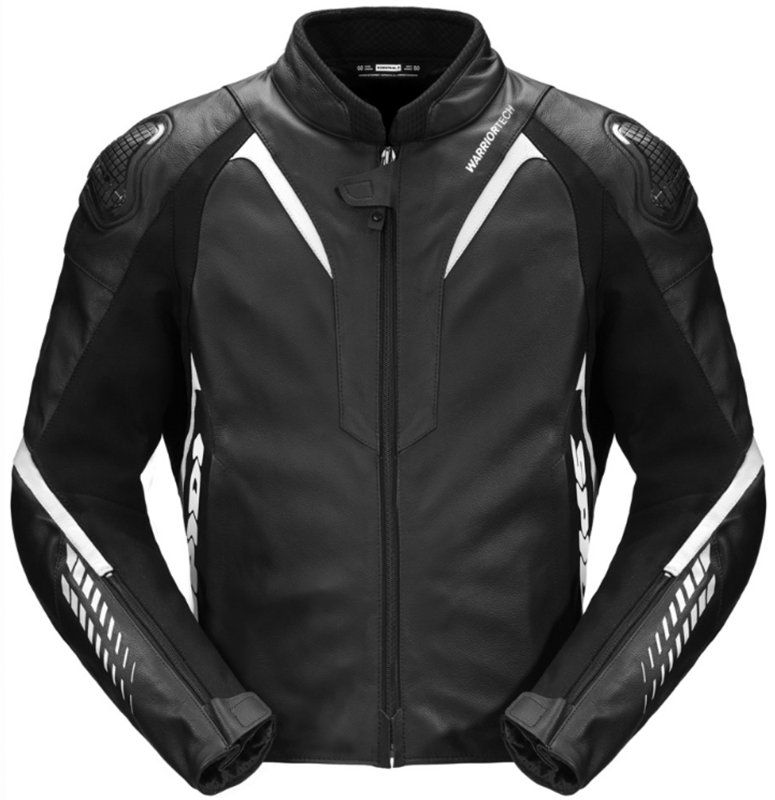 Кожено мото яке SPIDI NKD-1 Black/White