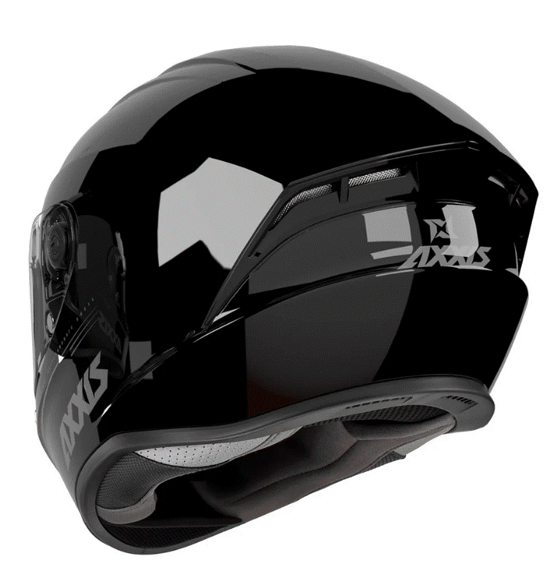 Каска AXXIS DRAKEN S SOLID A11 GLOSS BLACK