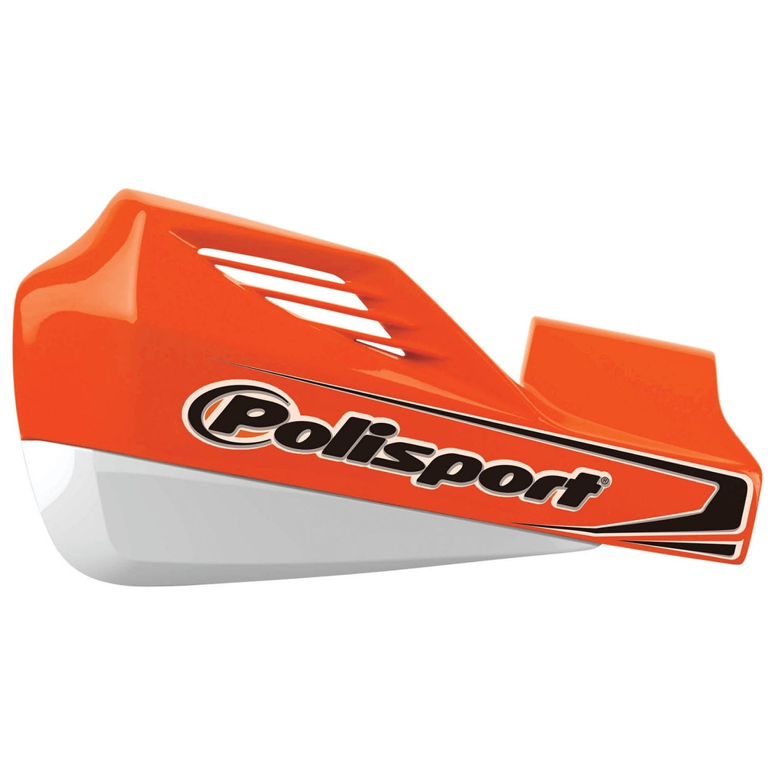 Предпазител за кормило POLISPORT MX ROCKS - UNIVERSAL ORANGE/WHITE / PLASTIC