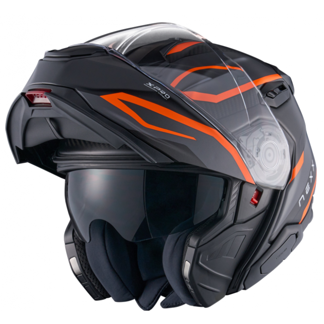 Каска NEXX X.LIFETOUR FLIP UP PRO MILE ORANGE GRAY