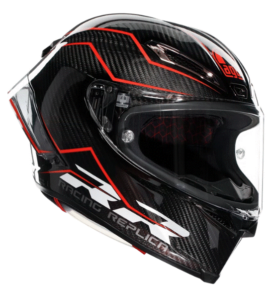 КАСКА AGV PISTA GP RR PERFORMANTE CARBON/RED