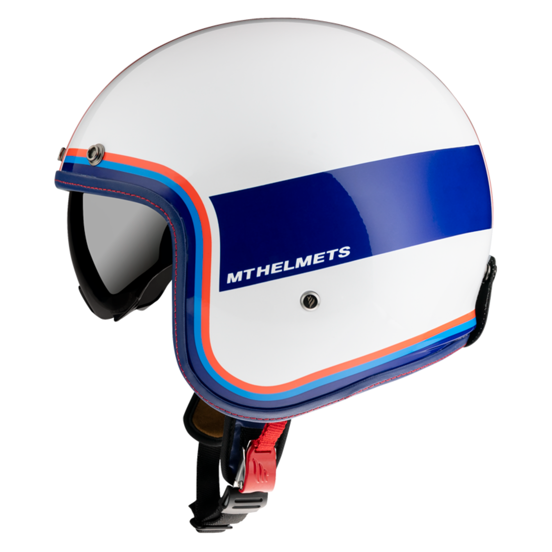 Каска за скутер MT LE MANS 2 TANT GLOSS BLUE/RED