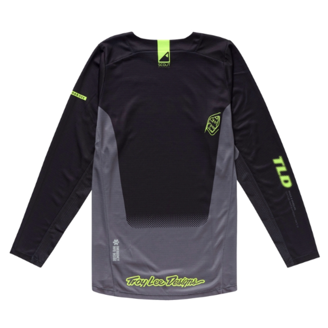 Mотокрос джърси TROY LEE DESIGNS Scout GP Pro Fade Out Jersey - Black