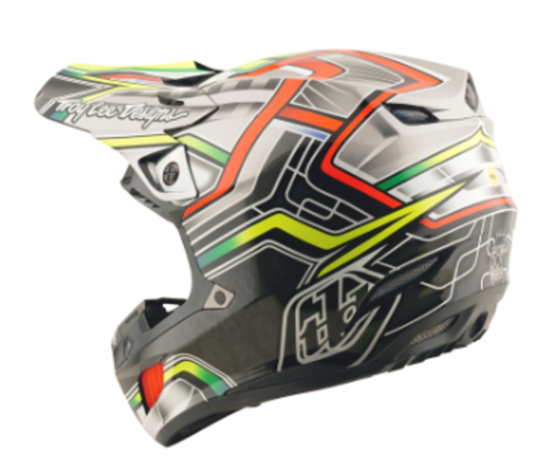 Mотокрос каска TROY LEE DESIGNS SE5 Composite Lowrider - Grey