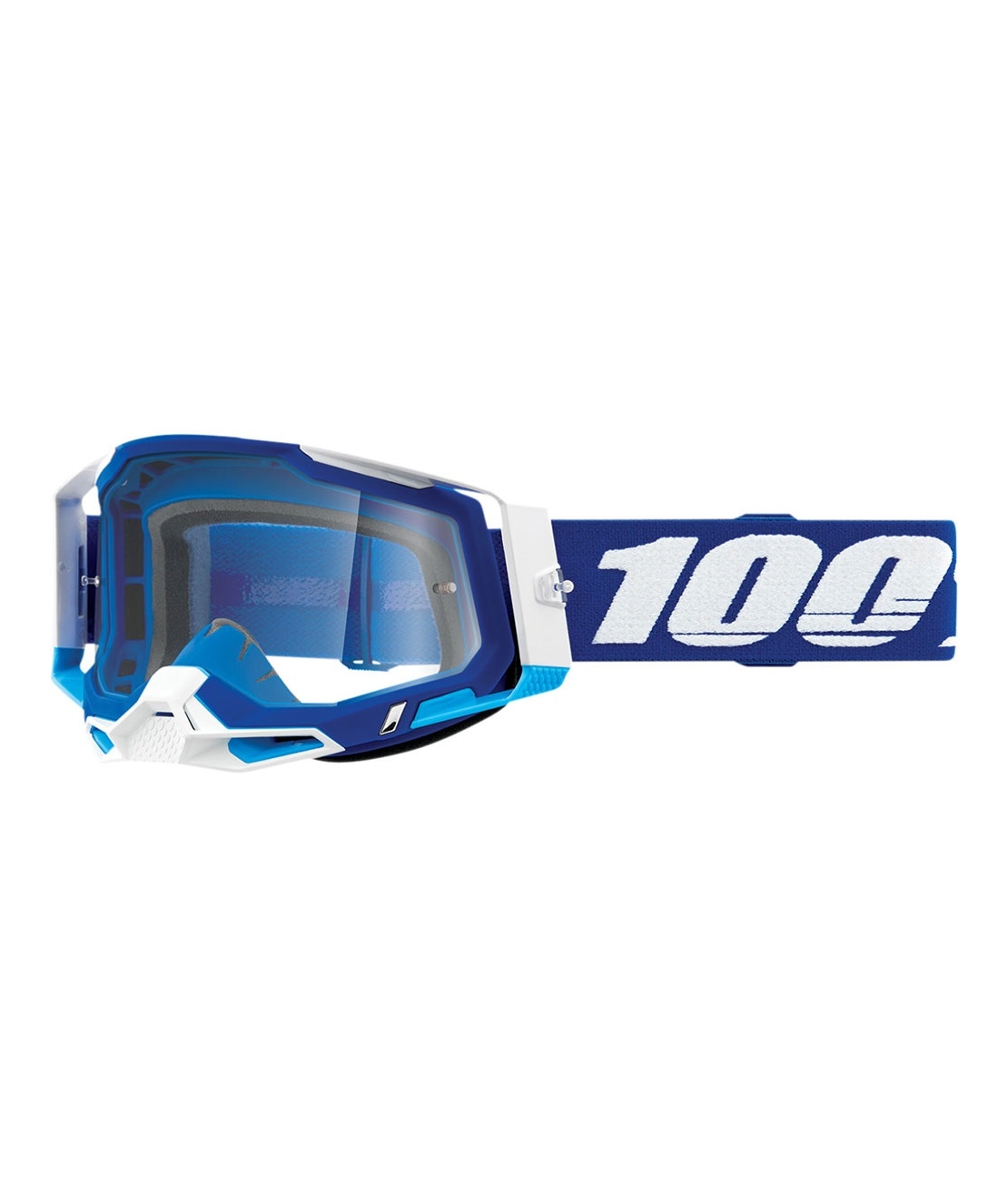 Мотокрос очила 100% RACECRAFT2 BLUE-CLEAR