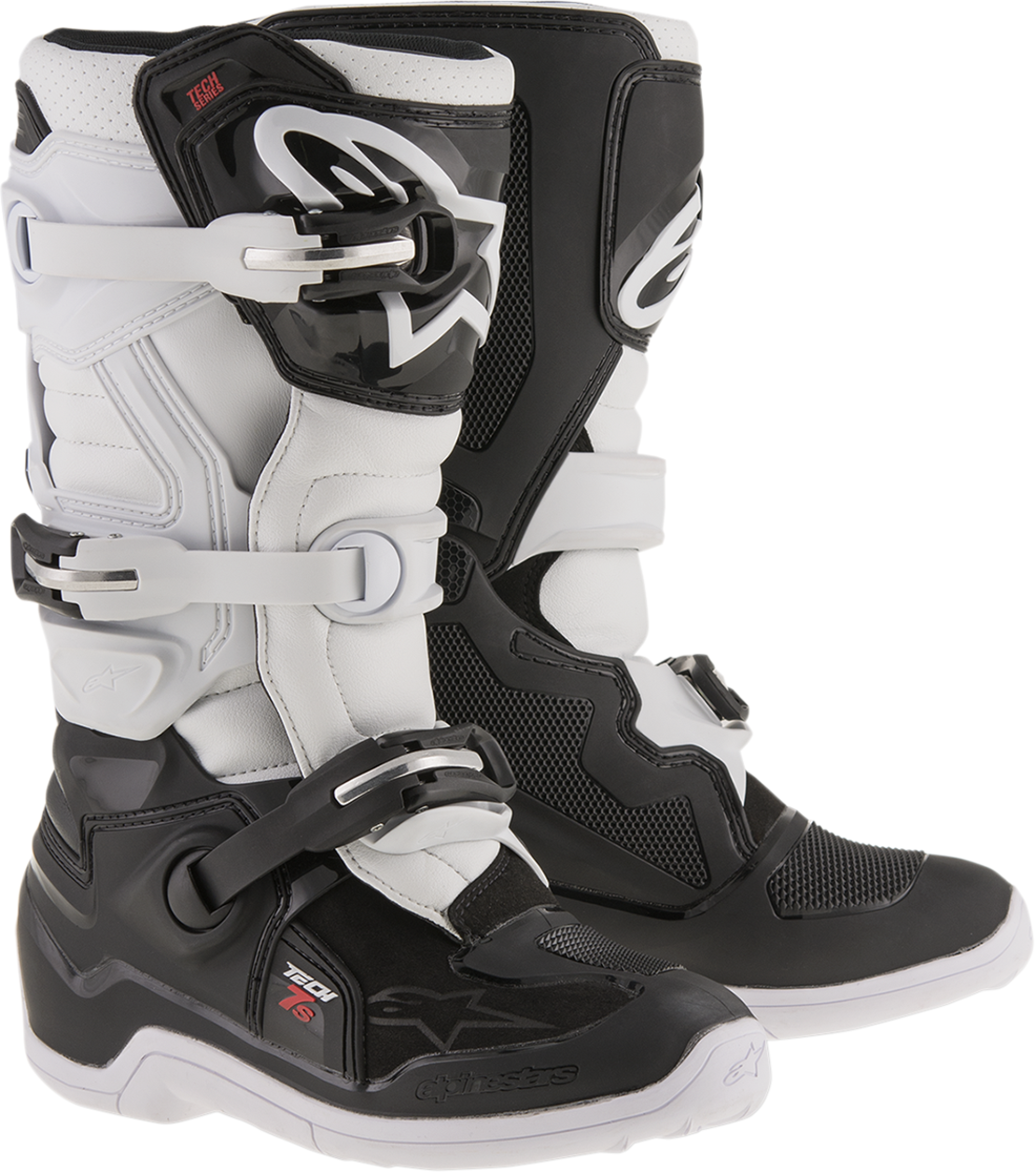Детски мотокрос ботуши Alpinestars TECH 7S BLACK/WHITE