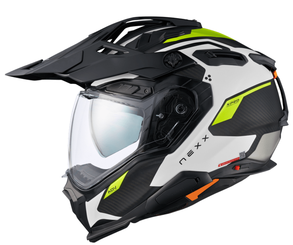 Адвенчър каска NEXX X.WED3 KEYO WHITE NEON MATT